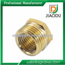 well quality forged brass knurled insert cap for pipe fittings